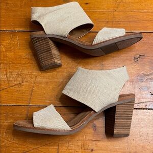 Toms high heeled sandals